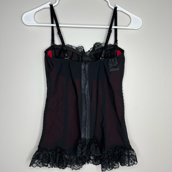 Lover’s Lane corset - 36B cups, lightly boned for shape, lace, silk, adjustable. - Picture 6 of 6